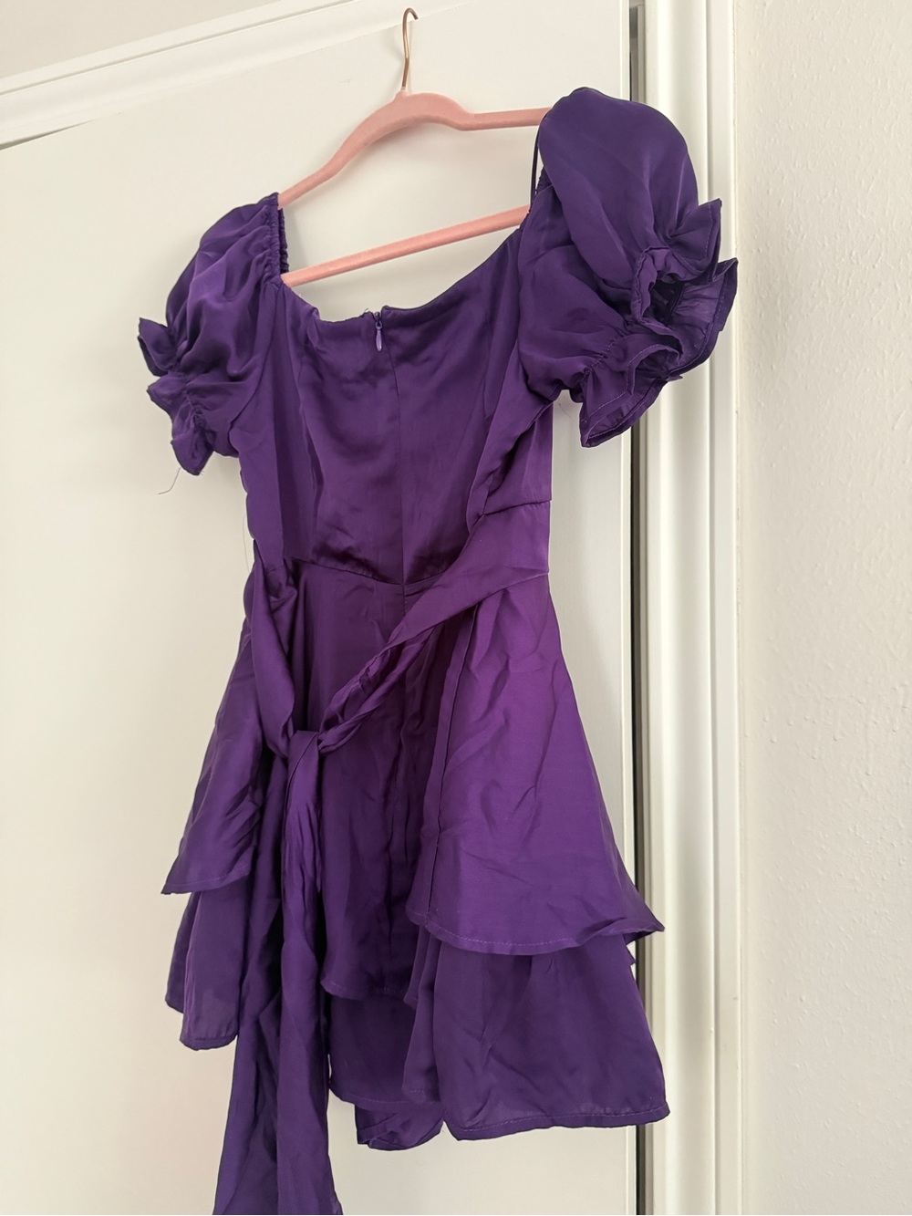Francesca's Vibrant Purple Sleeveless Dress - Picture 5 of 5